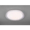 Reality Heracles Plafoniera LED Bianco, 1-Luce, Telecomando