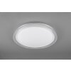 Reality Heracles Plafoniera LED Bianco, 1-Luce, Telecomando