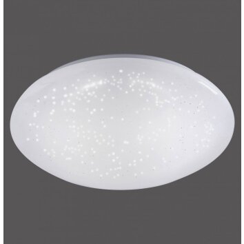 Leuchten-Direkt SKYLER Plafoniera LED Bianco, 1-Luce