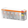 Osram LED E27 7 Watt 2700 Kelvin 806 Lumen Confenzione da 5