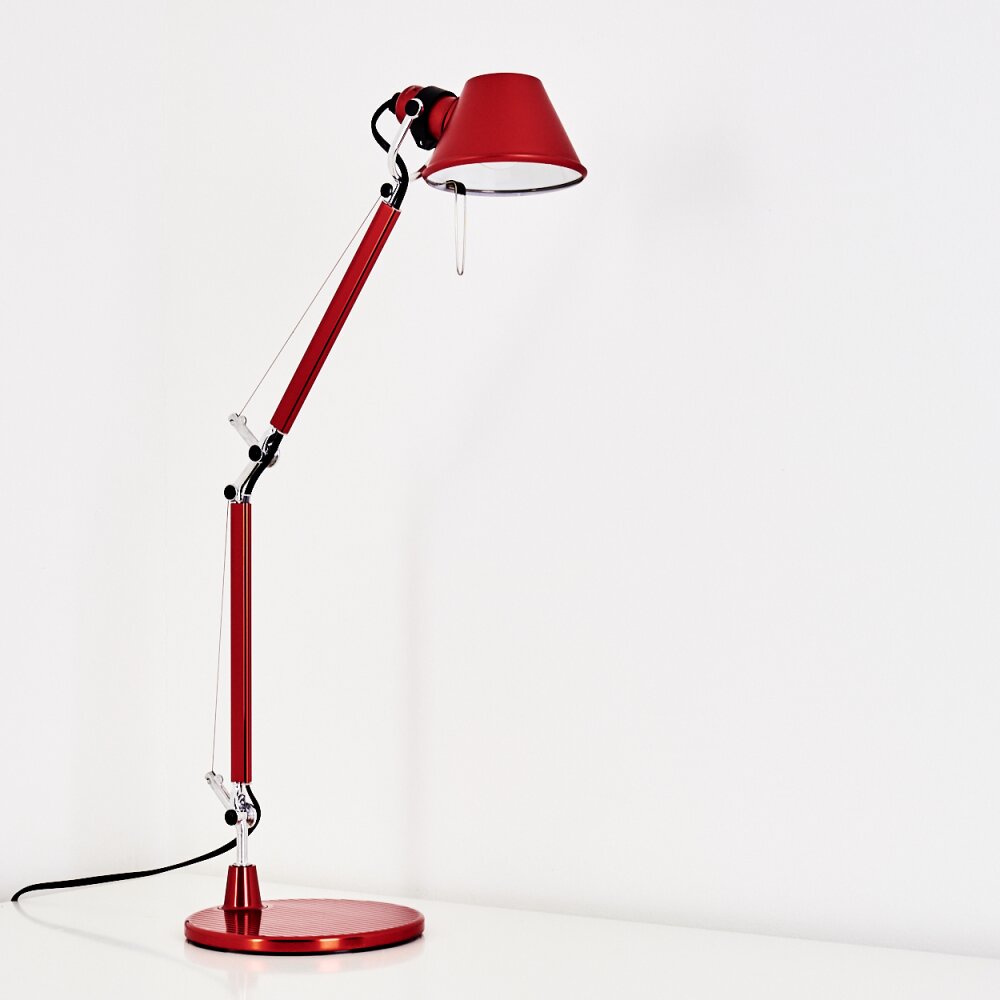 Artemide TOLOMEO MICRO Lampada da Tavolo Rosso A011810