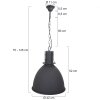 Steinhauer Mexlite Lampada a Sospensione Nero, 1-Luce